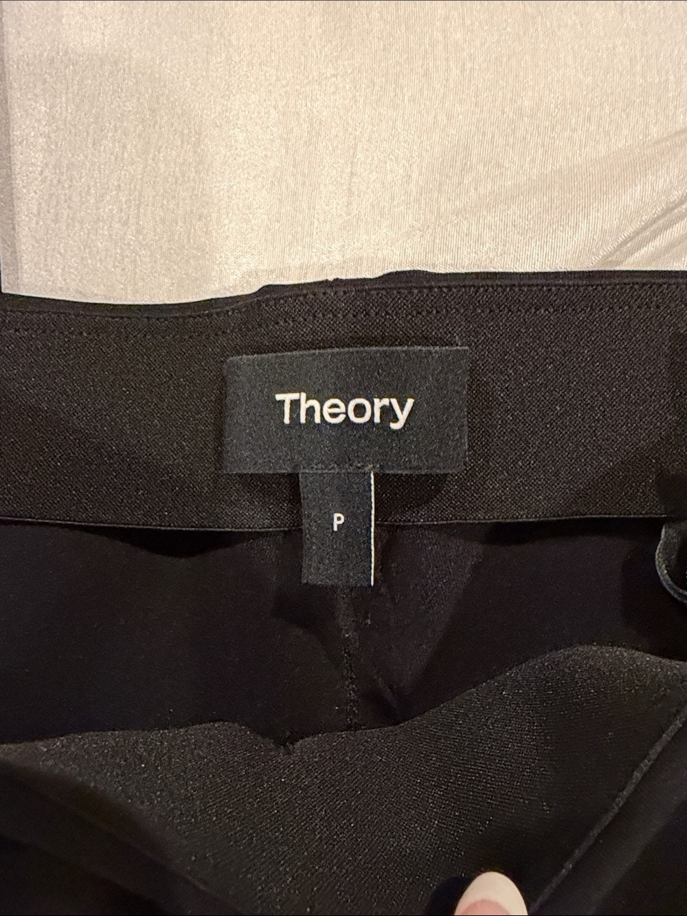 Theory Black Women's Ponte Leggings Size P - Picture 2 of 12